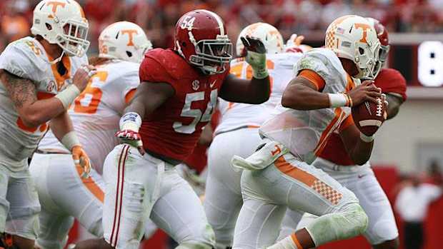 Alabama defensive lineman Dalvin Tomlinson